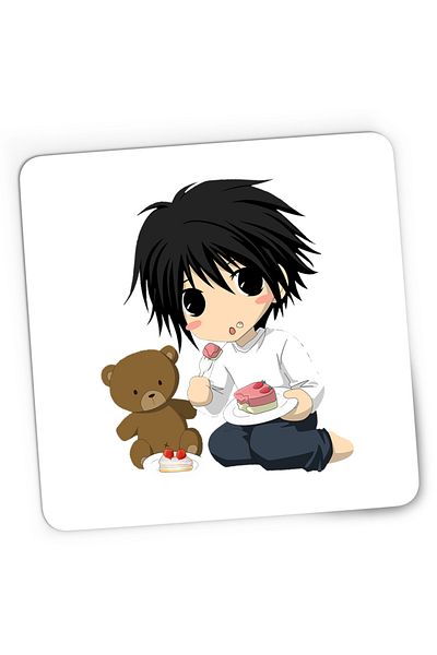OEM Mousepad Gaming Death Note Baby Detectiv Cake Sleeve, 21x19 cm