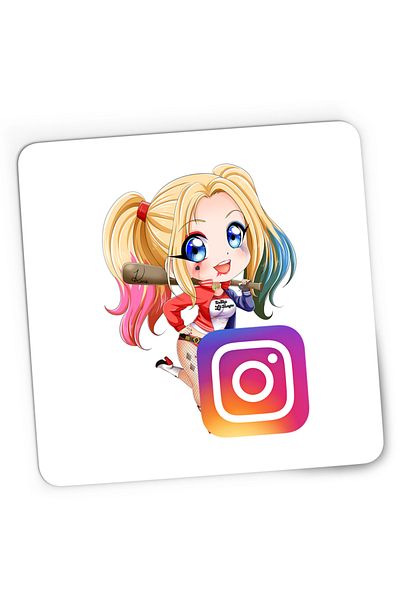 OEM Mousepad Gaming Joker Suicide Squad Instagram Gang, 21x19 cm
