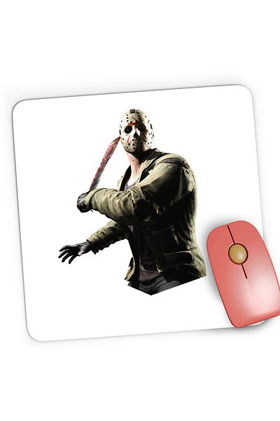 OEM Mousepad Gaming Mortal Kombat Jason Voorhees Freedy Kruegger Chainsaw, 21x19 cm