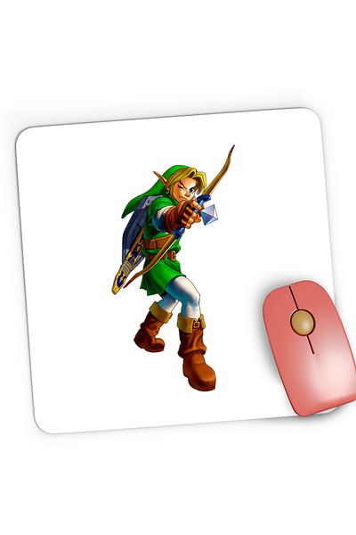 OEM Mousepad Gaming Legend of Zelda Link Arc, 21x19 cm