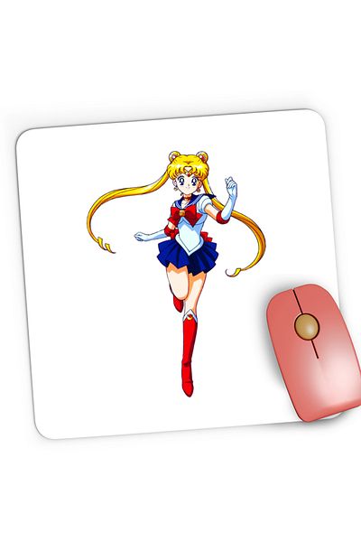 OEM Mousepad Gaming Sailor Moon Fan Art Anime Manga, 21x19 cm