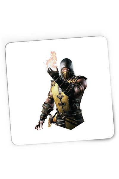 OEM Mousepad Gaming Mortal Kombat Scorpion Deadly Alliance Video Game Fatalitate, 21x19 cm