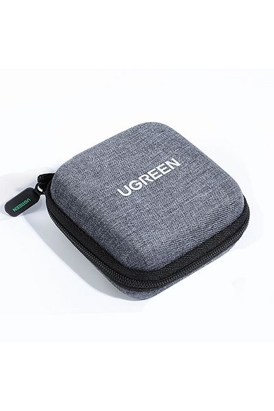 Ugreen Etui pokrowiec orgaznizer saszetka wielofunkcyjna na akcesoria 6.5x7x4cm szary