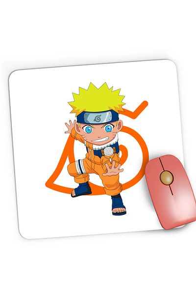 OEM Mousepad Gaming Naruto Uzumaki Chibi Manga Anime, 21x19 cm
