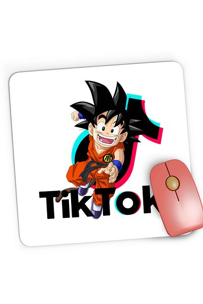 OEM Mousepad Gaming Son Goku Tiktoker Dragon Ball Z Tiktok, 21x19 cm