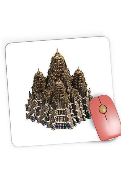 OEM Mousepad Gaming Age of Empires Rise of Rajas Prambanan Cladire Asia Templu, 21x19 cm