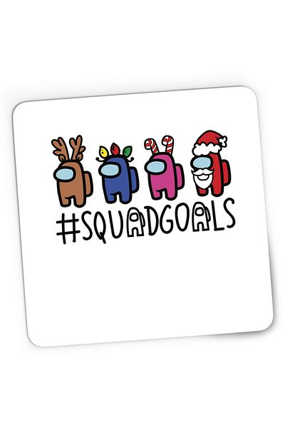 OEM Mousepad Gaming SquadGoals Christmas Among Us, 21x19 cm
