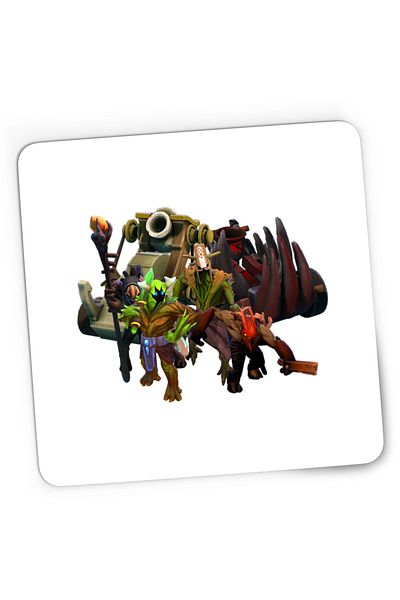 OEM Mousepad Gaming Dota 2 All Team Gang Dota2 Video Game, 21x19 cm