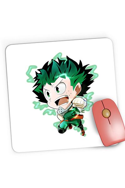 OEM My Hero Academia Deku Izuku Midoriya Gaming Mousepad, 21x19 cm