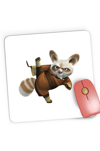 OEM Gaming Mousepad Kung Fu Panda Master Shifu Sensei Trainer, 21x19 cm