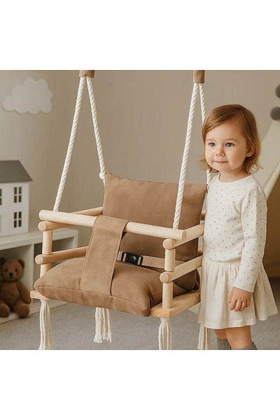 zola Leagan 3 in 1 pentru copii, Zola, lemn, catifea Cleanaboo, centura siguranta, 25 kg, 160x34x34 cm