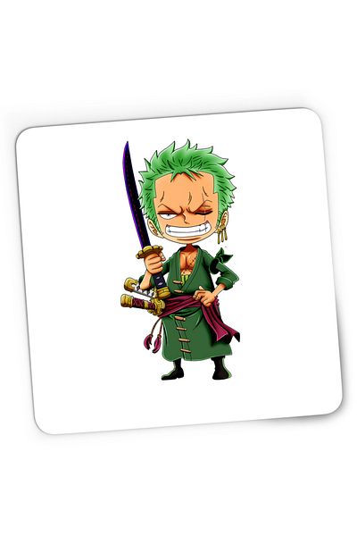 OEM Roronoa Zoro Chibi One Piece Bebe Samurai Ninja Gaming Mousepad, 21x19 cm