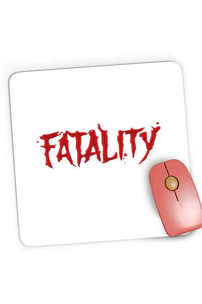 OEM Mousepad Gaming Mortal Kombat Fatality Ultimate Trilogy Logo, 21x19 cm