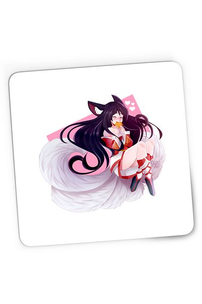 OEM Mousepad Gaming Ahri League of Legends LoL Nine Tailed Fox, 21x19 cm