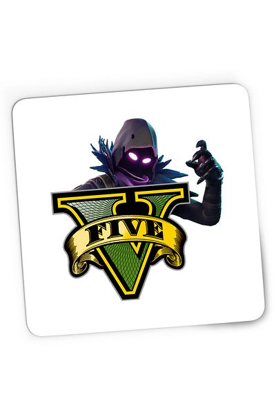 OEM Mousepad Gaming Raven Fortnite GTA V Skin, 21x19 cm