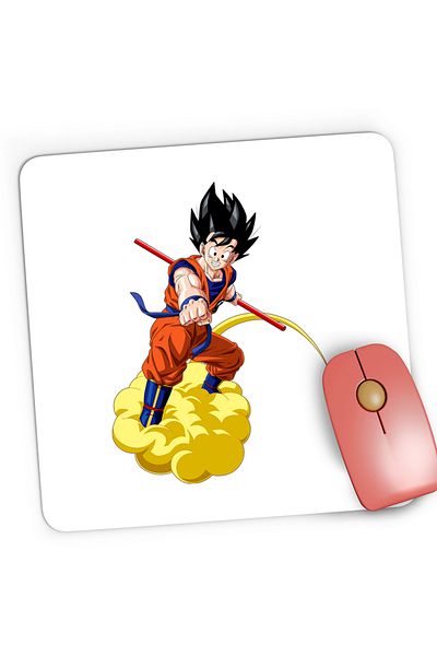 OEM Mousepad Gaming Son Goku Minecraft Dragon Ball Z, 21x19 cm