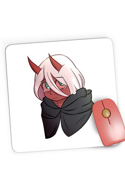 OEM Mousepad Gaming Darling in the FranXX Zero Two Little Devil, 21x19 cm
