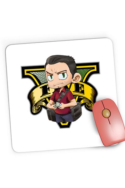 OEM Mousepad Gaming Michael GTA V, 21x19 cm