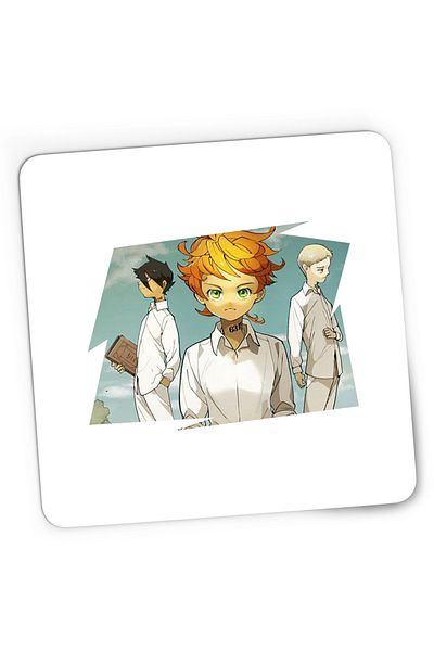 OEM Mousepad Gaming The Promised Neverland Emma Norman Ray Anime, 21x19 cm