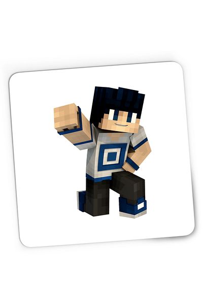 OEM Mousepad Gaming Skin Blue Lagoon Minecraft, 21x19 cm
