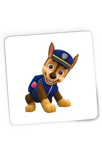 OEM Mousepad Gaming Paw Patrol Chase Dog Caine Politie, 21x19 cm