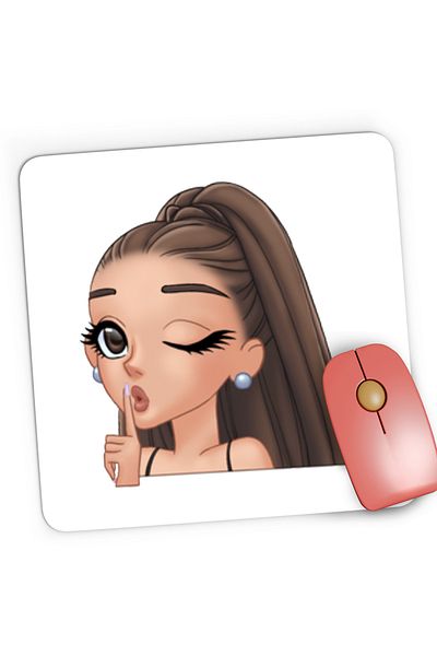 OEM Mousepad Gaming Ariana Grande Save Your Tears Merch, 21x19 cm