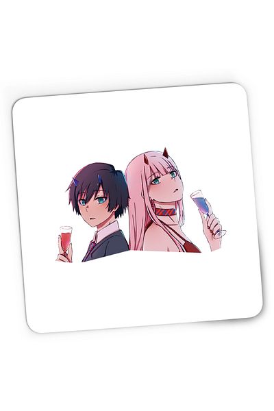 OEM Mousepad Gaming Darling in the FranXX Hiro Zero Two Anime, 21x19 cm