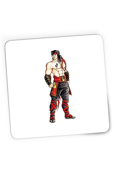 OEM Mousepad Gaming Mortal Kombat Kang Karate TikTok Dota Game, 21x19 cm