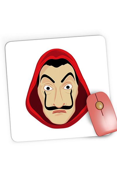OEM Mousepad Gaming Casa de Papel VIP Anonymous Mafia, 21x19 cm