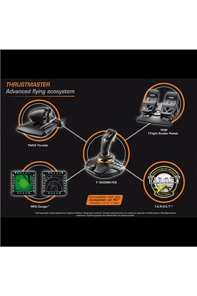 Thrustmaster | Lot T 16000M Flight Pack | Czarny