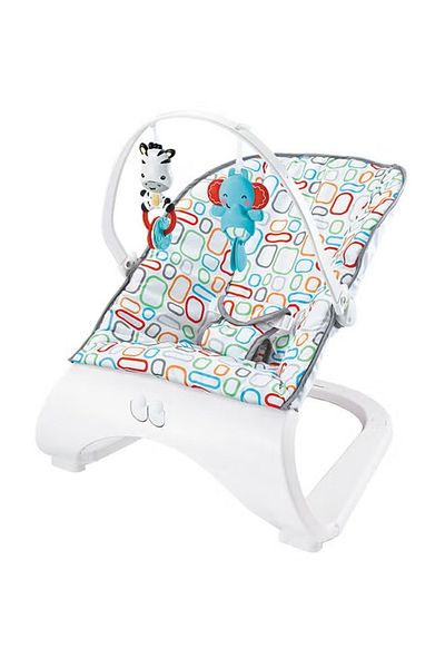 Amla Portable Musical Baby Rocker – 53.5x11x41.8 cm – Soothing Infant Seat with Music & Motion