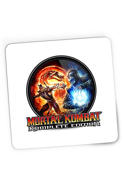 OEM Mousepad Gaming Mortal Kombat Komplete Edition The Best Logo Fight, 21x19 cm