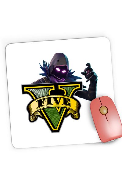 OEM Mousepad Gaming Raven Fortnite GTA V Skin, 21x19 cm