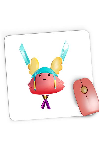 OEM Mousepad Gaming Guff Light Knives Fortnite Epic Item, 21x19 cm