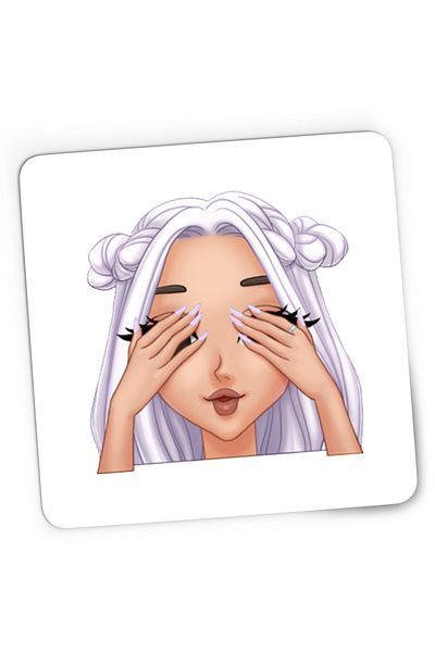 OEM Mousepad Gaming Ariana Grande Cartoon Merch Cloud, 21x19 cm
