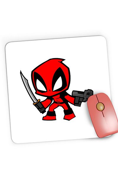 OEM Mousepad Gaming Deadpool Baby Marvel Ninja, 21x19 cm