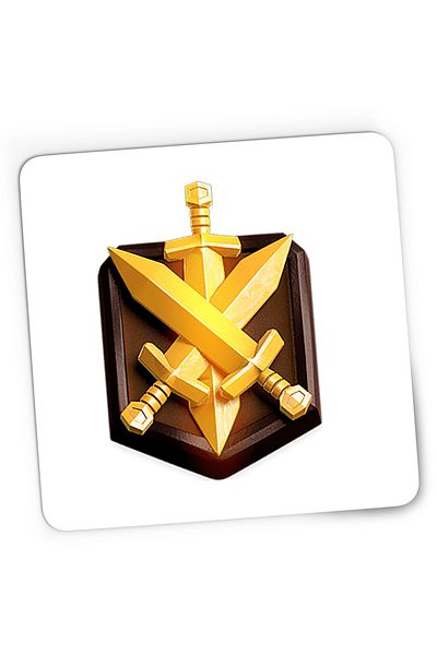 OEM Mousepad Gaming Arena Swords Clash of Clans Royale, 21x19 cm