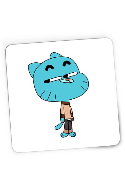 OEM Mousepad Gaming Gumball Pisic Motanel Desene Animate, 21x19 cm