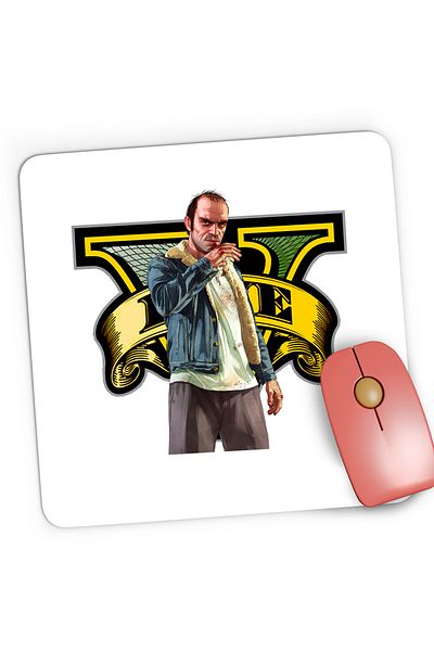 OEM Mousepad Gaming Trevor GTA Game Minecraft, 21x19 cm