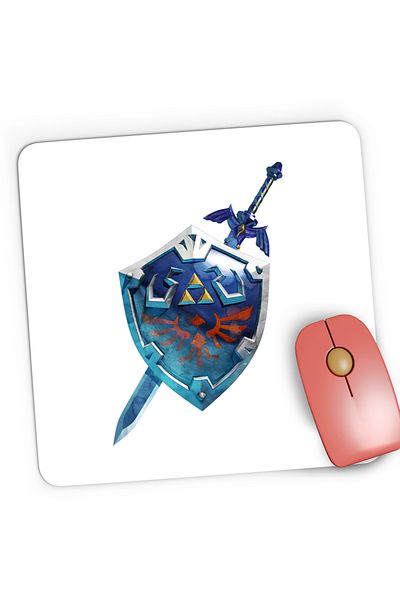 OEM Mousepad Gaming Legend of Zelda Shield TikTok, 21x19 cm