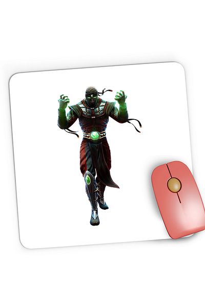 OEM Mousepad Gaming Mortal Kombat Ermac Ultimate Deception Love Gift Boy, 21x19 cm