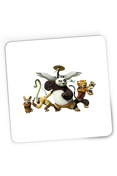 OEM Mousepad Gaming Kung Fu Panda All Team Martial Arts, 21x19 cm