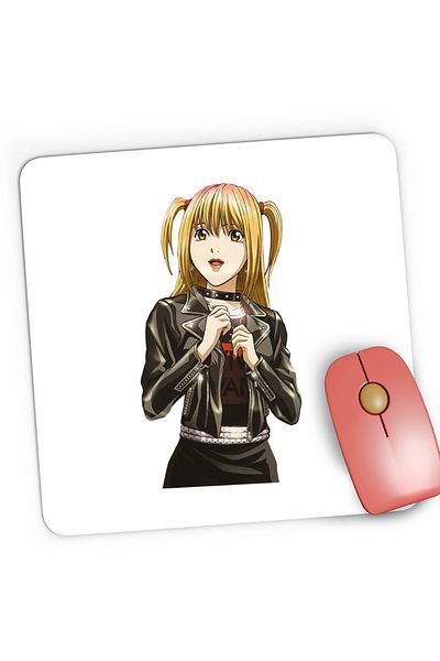 OEM Mousepad Gaming Misa Amane Death Note Rock Anime, 21x19 cm