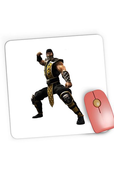 OEM Mousepad Gaming Mortal Kombat Shaolin Monk Game SubZero, 21x19 cm