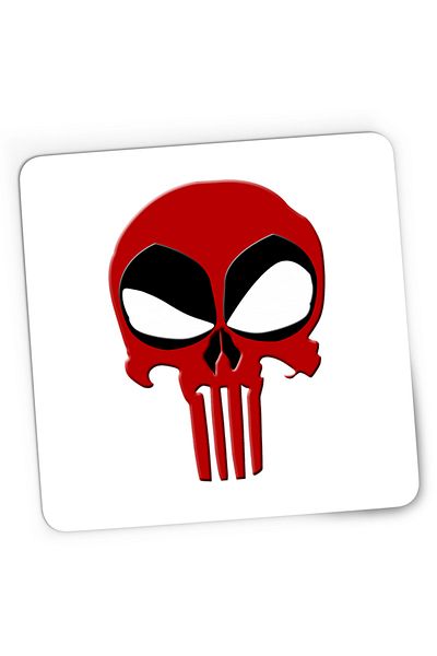 OEM Mousepad Gaming Deadpool Punisher Reaper Skull, 21x19 cm