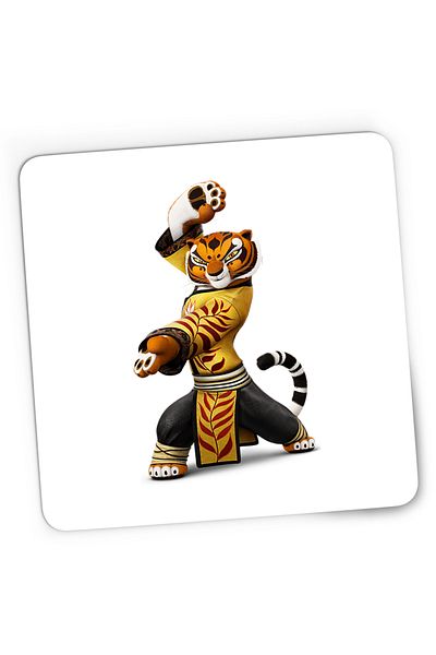 OEM Mousepad Gaming Kung Fu Panda Tigroaica Karate Ninja, 21x19 cm