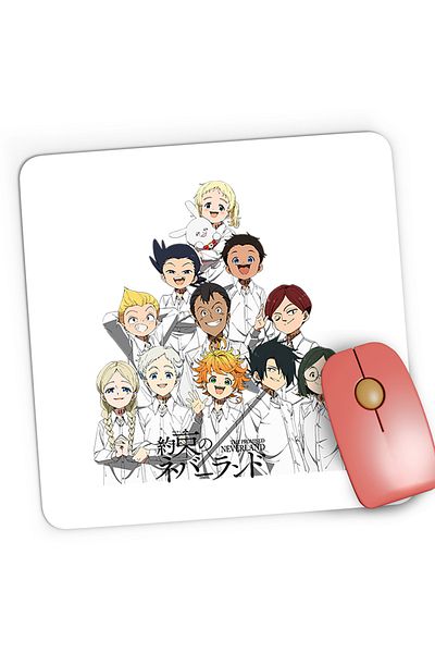 OEM Gaming Mousepad The Promised Neverland All Team, 21x19 cm