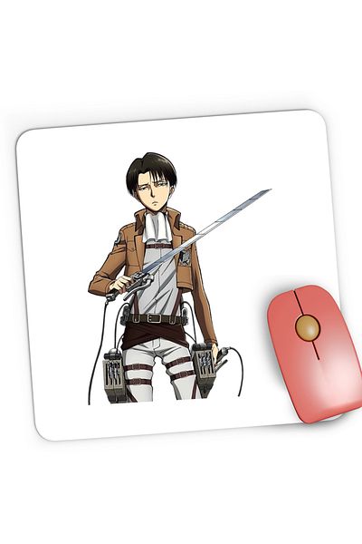 OEM Mousepad Gaming Attack on Titan Levi Ackerman Anime Fortnite, 21x19 cm