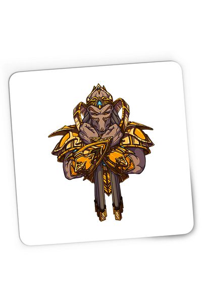 OEM Mousepad Gaming StarCraft 2 Protoss Race Artwork Fan Art, 21x19 cm