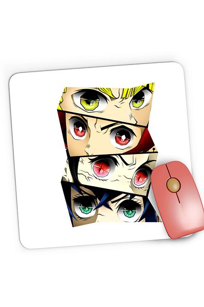 OEM Mousepad Gaming Kimetsu no Yaiba Brand Priviri Dark Anime, 21x19 cm
